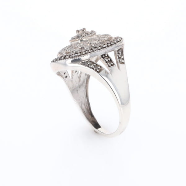 Open Work Filigree Design Ring