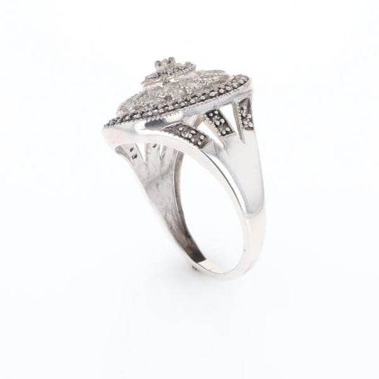 Open Work Filigree Design Ring