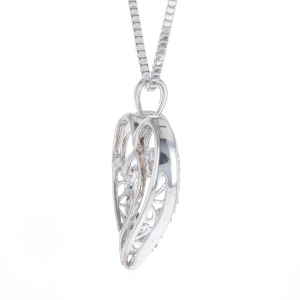 Double Open Heart Pendant