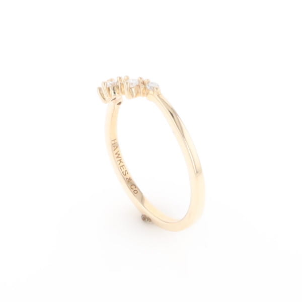 Yellow Gold Shadow Band