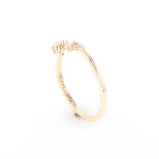 Yellow Gold Shadow Band