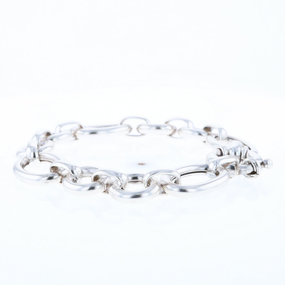 Sterling Silver Open Cable Link Bracelet