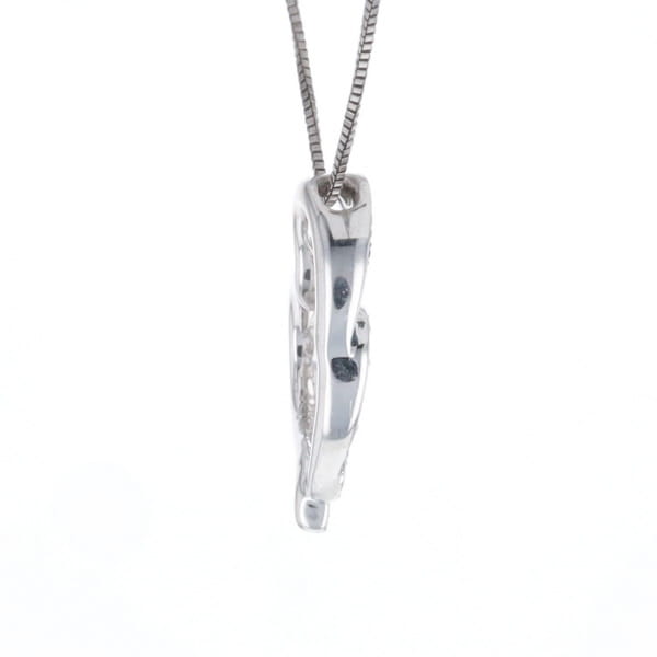 Double Heart Diamond Necklace