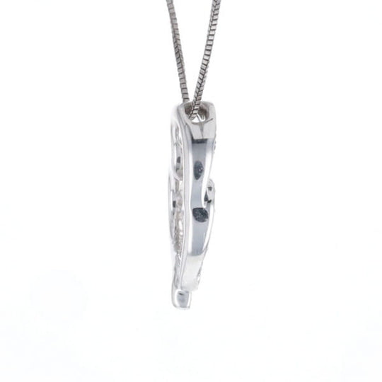 Double Heart Diamond Necklace