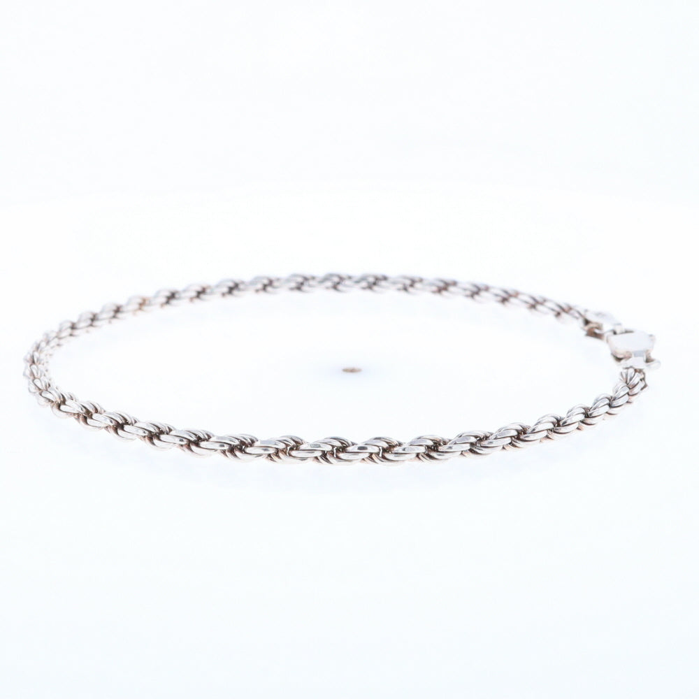 Silver Rope Bracelet