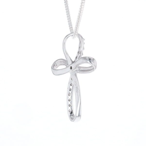 Open Loop Cross Necklace