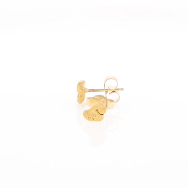 Natural Gold Nugget Earrings