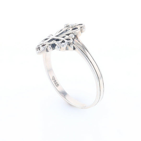 Openwork Cross Ring