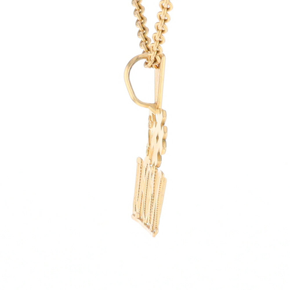 Yellow Gold #1 Mom Pendant