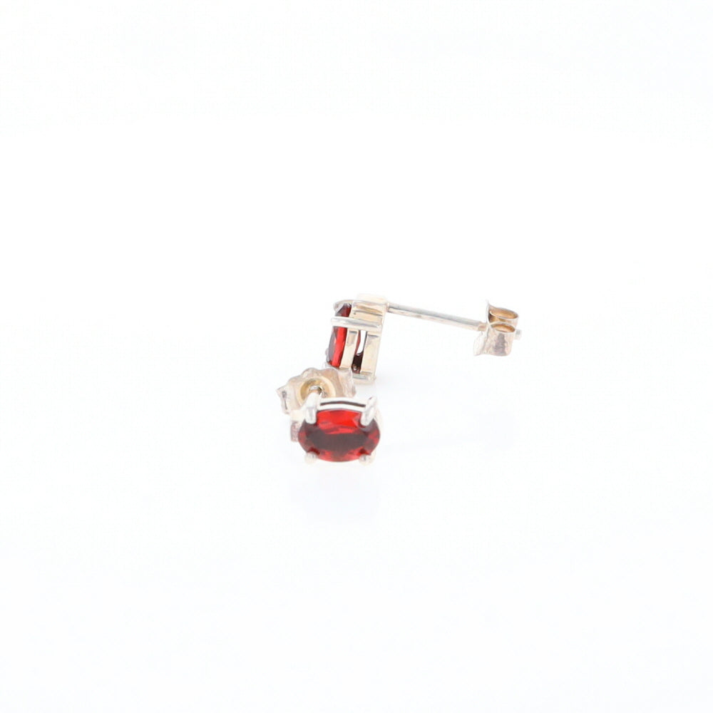 Garnet Stud Earrings