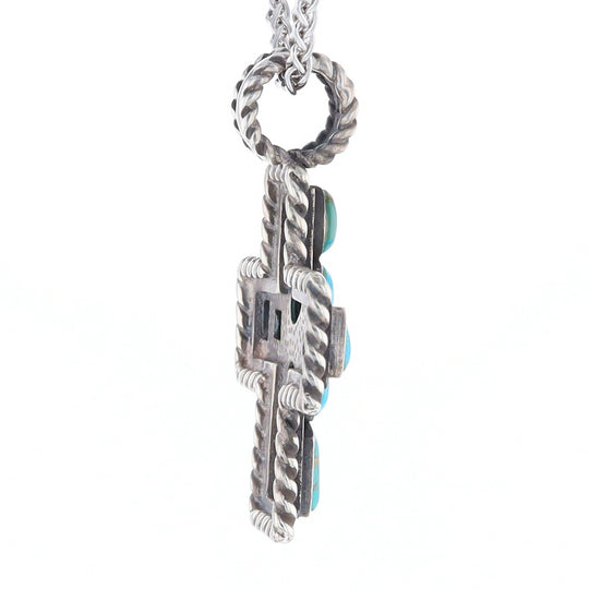 Turquoise Cross Pendant