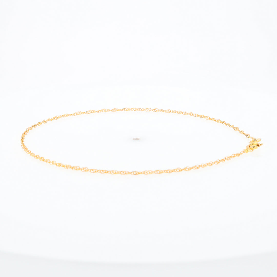 Gold Singapore Anklet