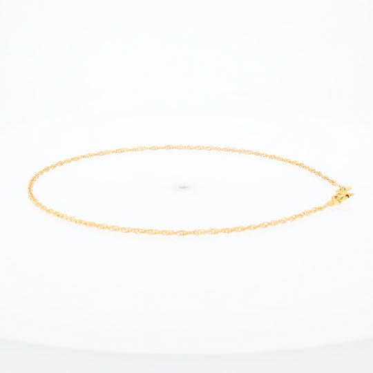 Gold Singapore Anklet