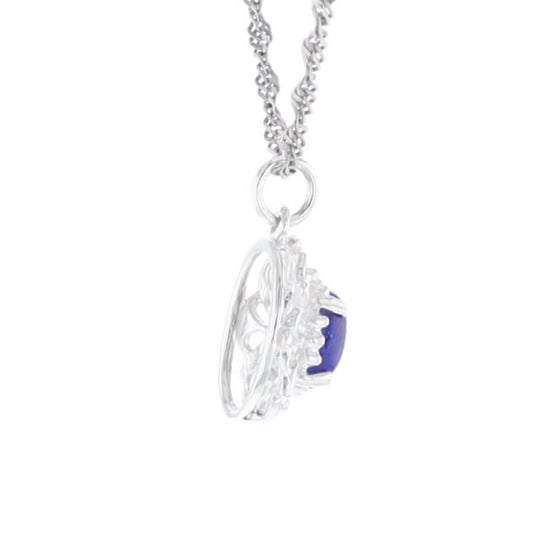 Silver Lapis Lazuli Pendant