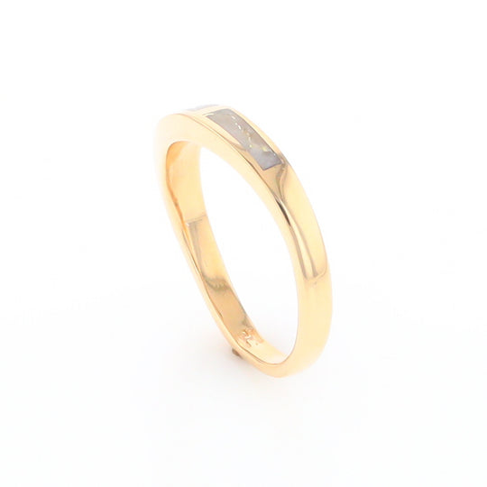 3 Section Gold Quartz Ring Lady’s Anniversary Band G2