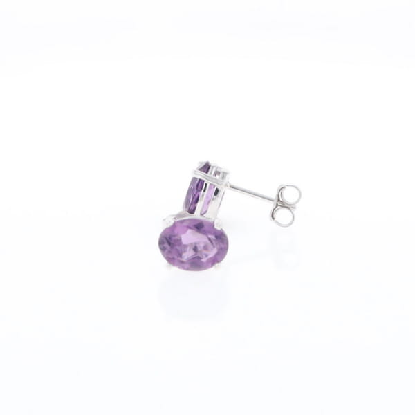 Amethyst Stud Earrings