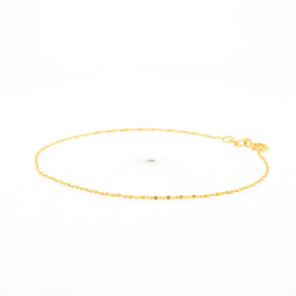Gold Twist S Link Bracelet