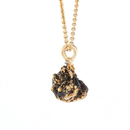 Natural Gold Nugget Pendant