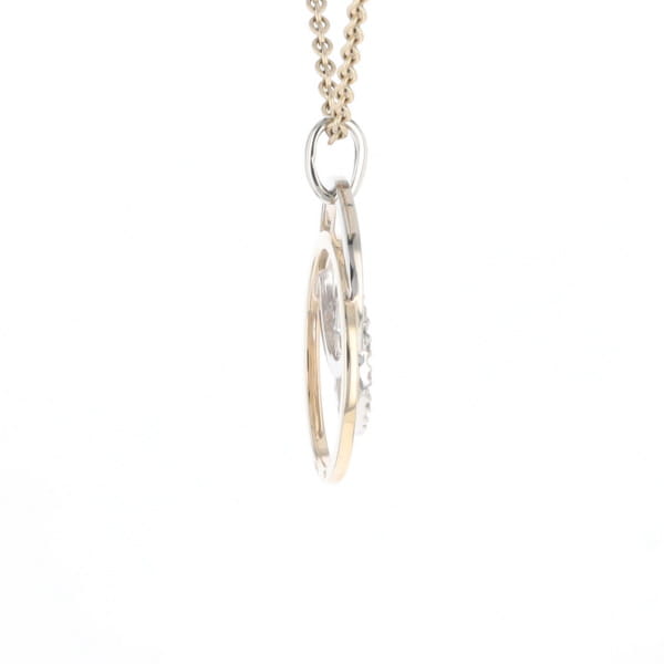 Two-Tone Interlocking Pendant