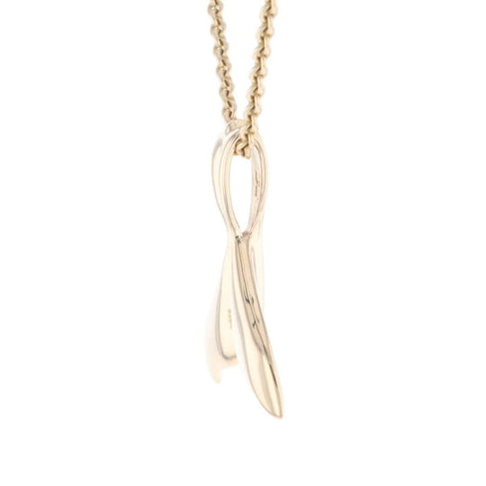 Whale Tail Gold Nugget Pendant