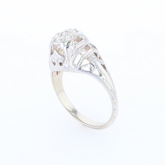 Vintage Cluster Diamond Ring