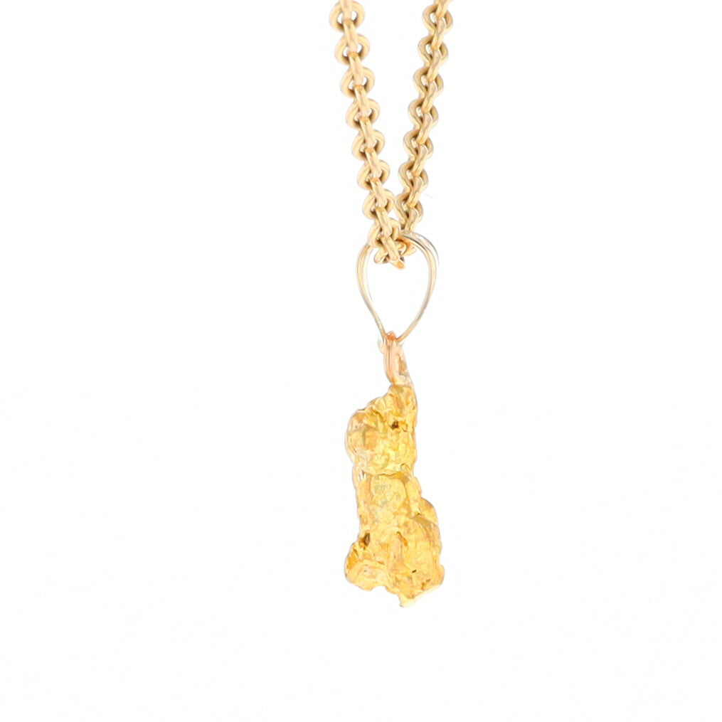 Natural Gold Nugget Pendant