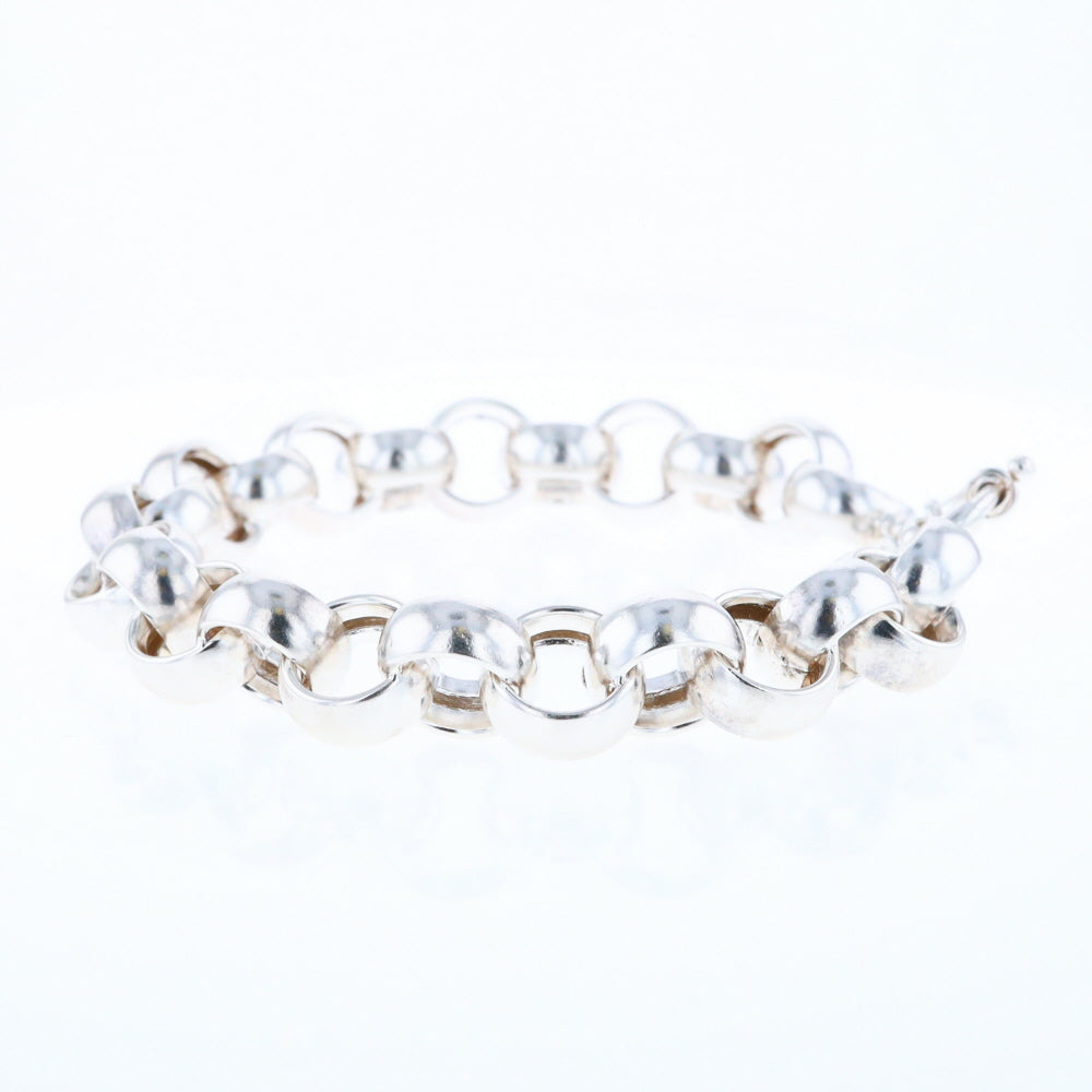 Silver Rolo Link Bracelet