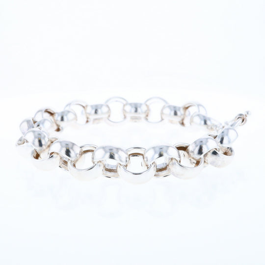 Silver Rolo Link Bracelet