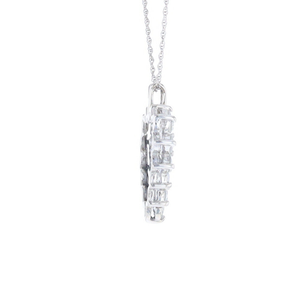 Open Heart Diamond Pendant