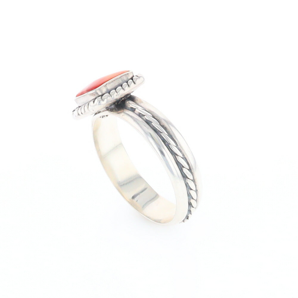 Braided Square Spiny Oyster Ring