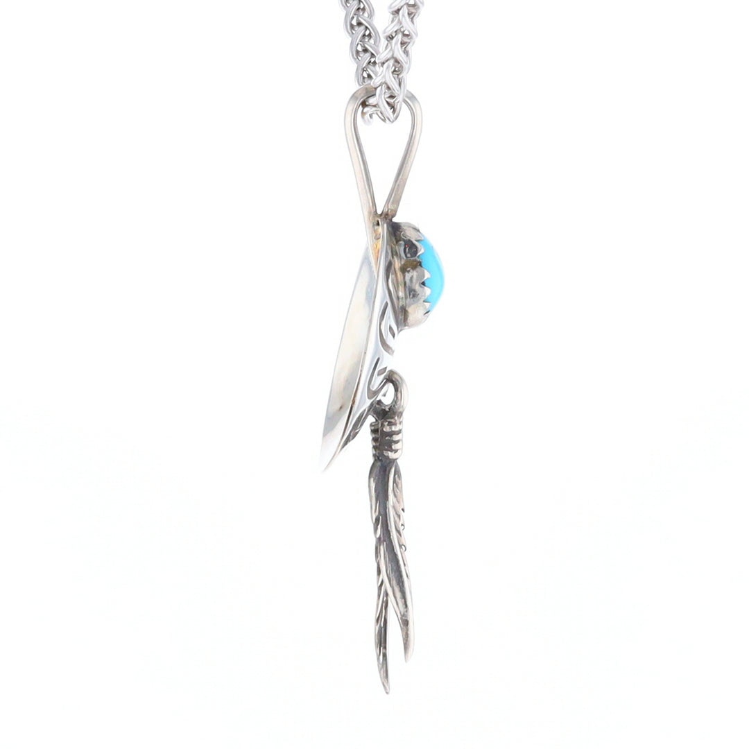 Turquoise Dream Catcher Pendant