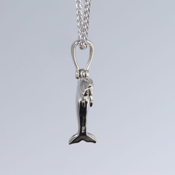 Opal Pendant Inlaid Sea Life Dolphin