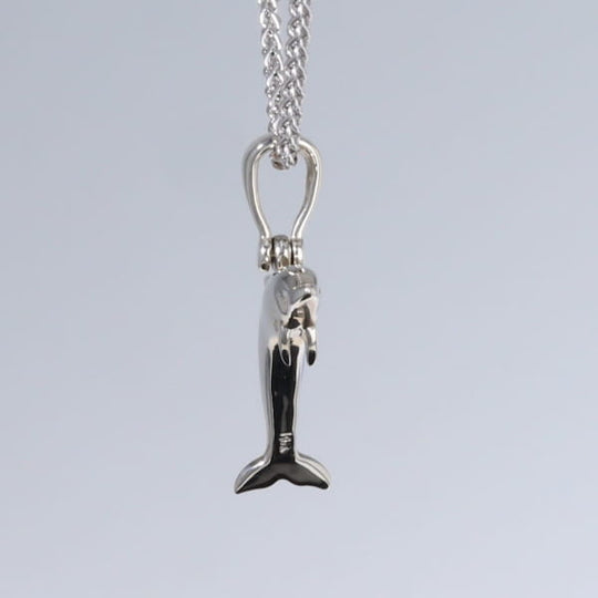 Opal Pendant Inlaid Sea Life Dolphin