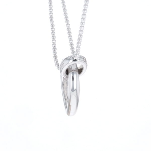 Diamond Clip Heart Necklace