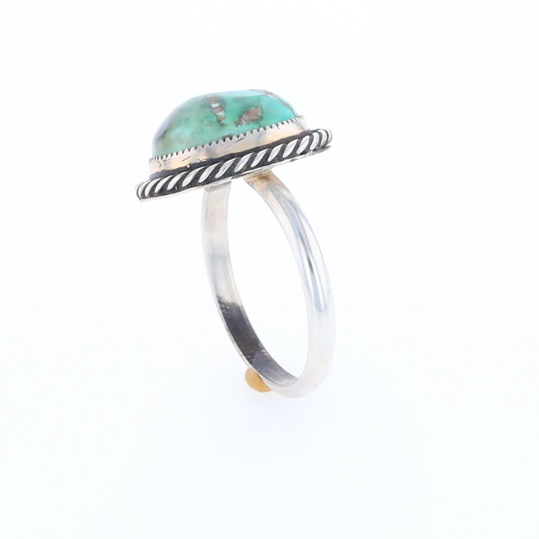 Bezel Set Turquoise Ring