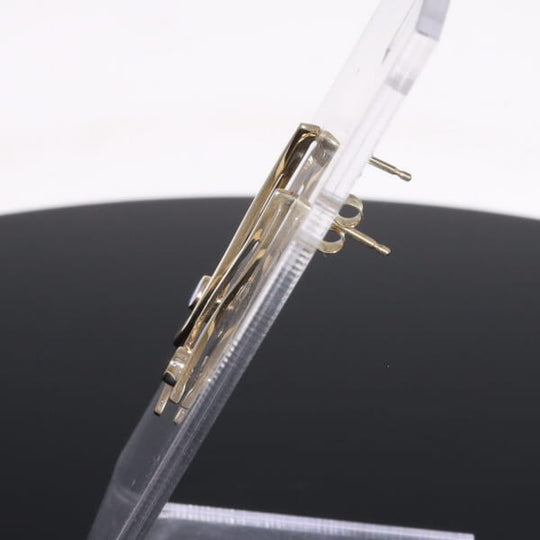 Opal Earrings Round Inlaid Double Curved Bar Design Studs