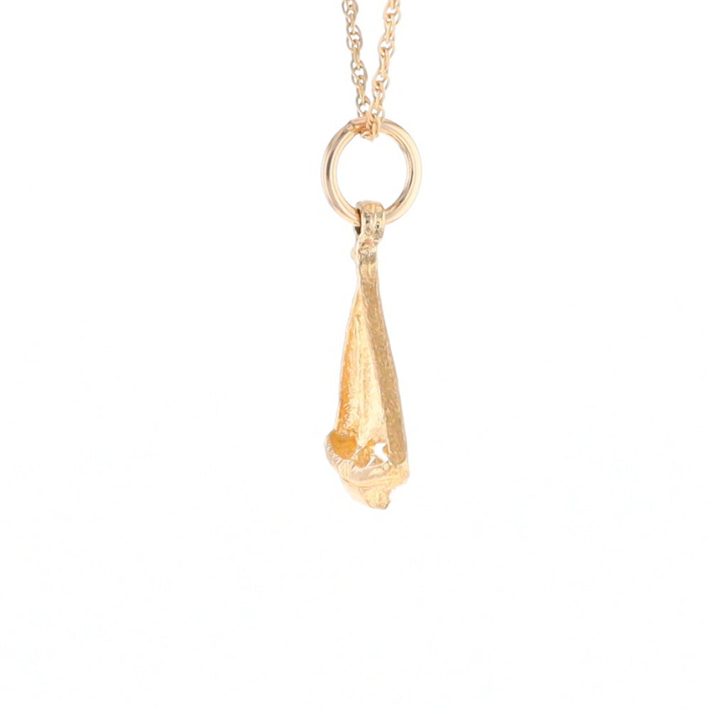 Yellow Gold Sailboat Pendant