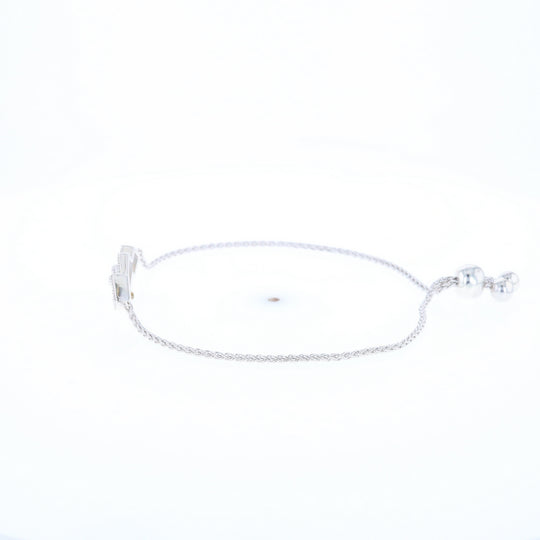 Bypass Diamond Bolo Bracelet