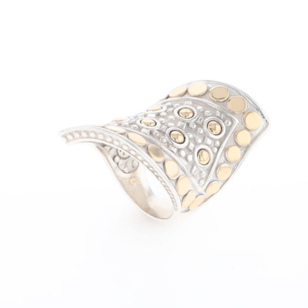 John Hardy Two-Tone Curved Ring