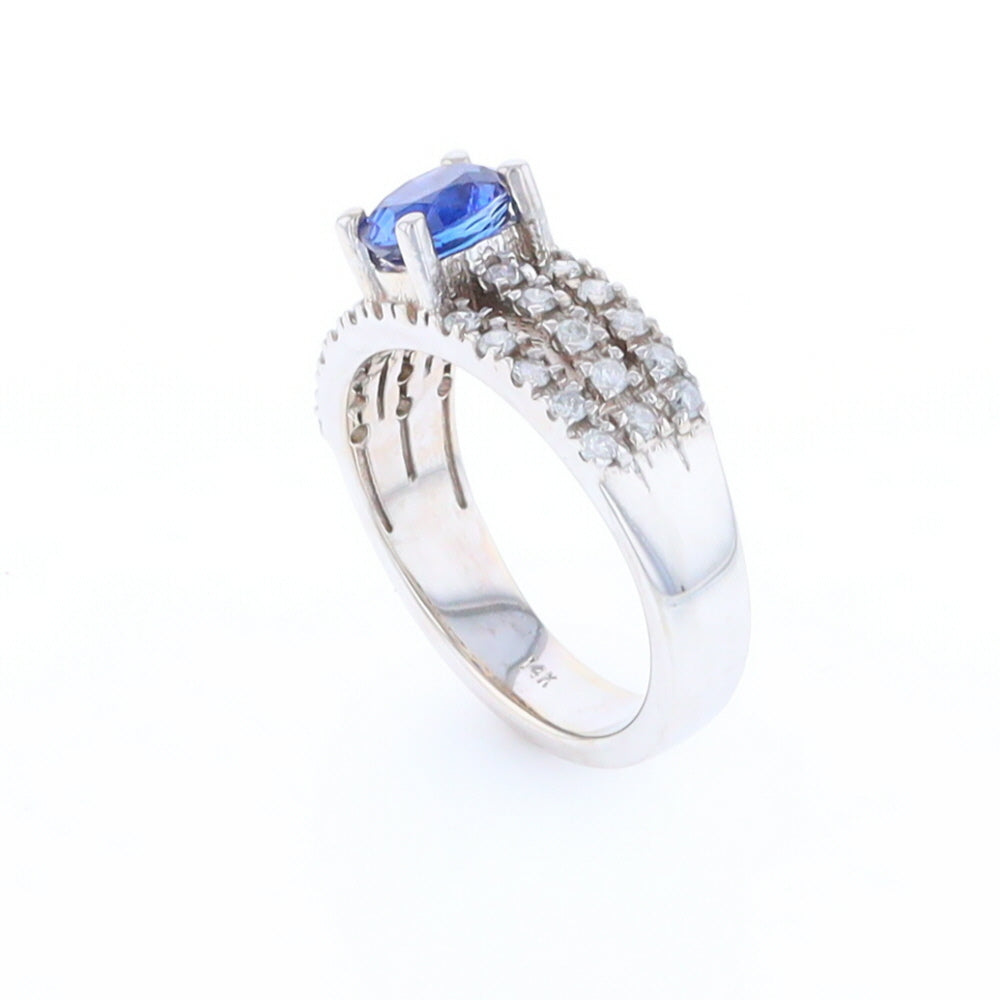 Sapphire Triple Band Ring