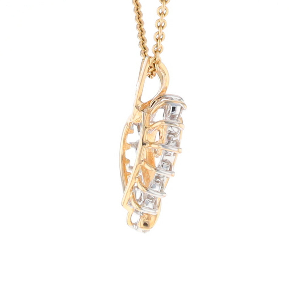 Open Heart Diamond Pendant