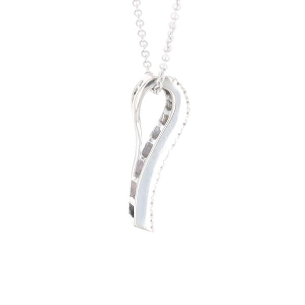 Multi-color Sapphire Necklace with Diamond Accents