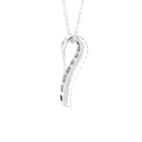 Multi-color Sapphire Necklace with Diamond Accents