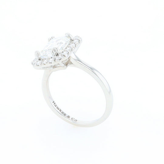 Emerald Cut Diamond Engagement Ring