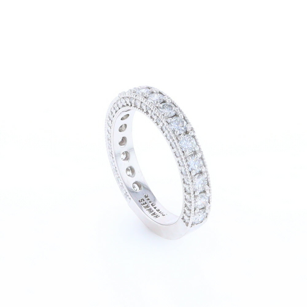 Diamond Encrusted Wedding Band