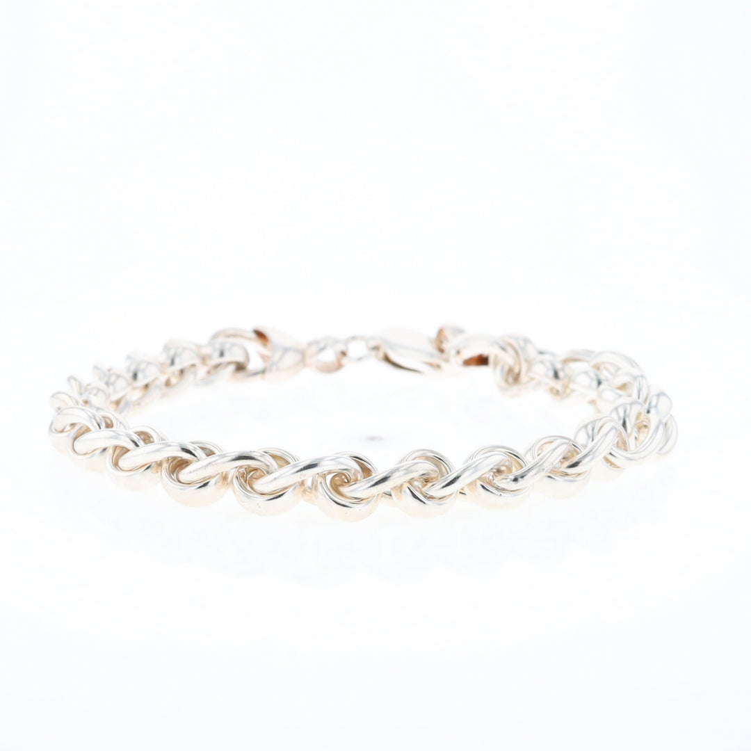 Sterling Silver Round Link Bracelet