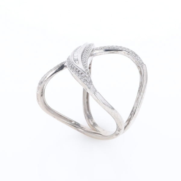 Dramatic Bypass Diamond Ring