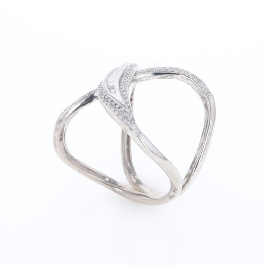Dramatic Bypass Diamond Ring