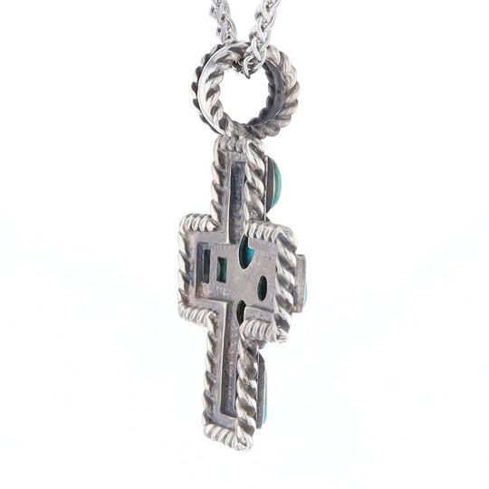 Turquoise Cross Pendant