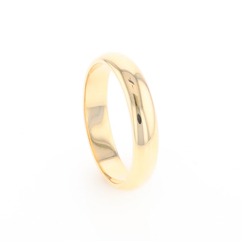 High Polished Comfort Fit Wedding Band